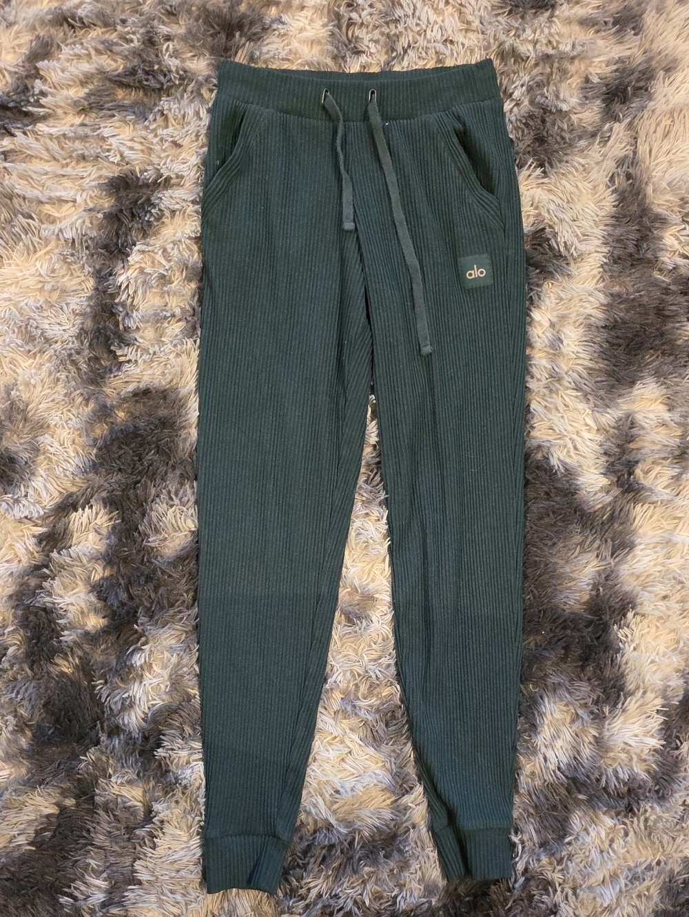 ALO Yoga Ribbed Drawstring Joggers